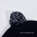 Beanie de malha para bebê para o inverno